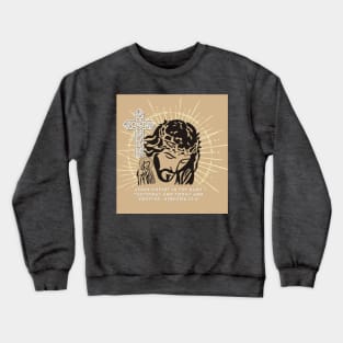 Jesus Hebrews 13:8 Crewneck Sweatshirt